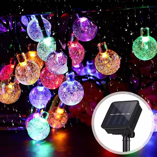 60 Luces Luces Solares Jardin Led Luces Navideñas Exterior