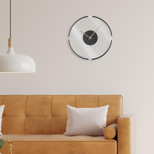 Reloj De Pared Redondo Europeo Decorativo 12 Pulgadas
