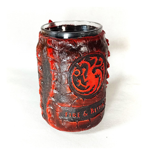 Combo 2 Vasos Chopps + 2 Calices Copas Stark & Targaryen Got