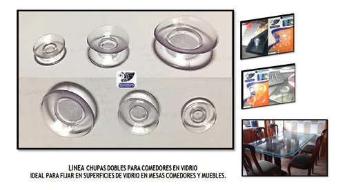 Chupa Doble Paqx50und Transp 2.5cm Remov/anti Vidrio/comedor