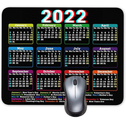 2021 Calendario Almohadilla Fuente Hd Ratón Antidesliz...