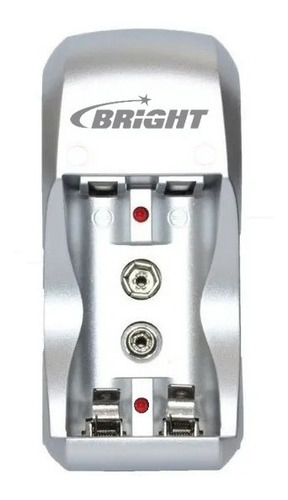 Carregador De Pilhas Aa/aaa Ou 9v Bright 0128 