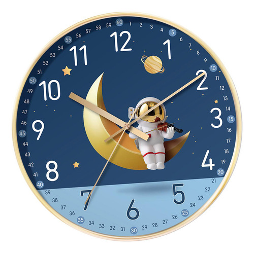 T Reloj De Pared De, Reloj Analógico De Dibujos Animados De