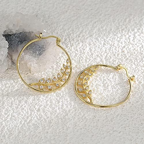 Pendientes De Aro Huggie Chapados En Oro De 18 Quilates De P