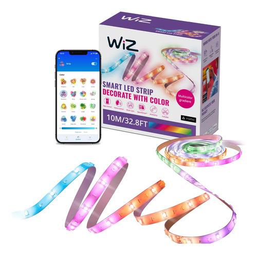 Faixa De Luz Led Wiz Connected 10m Flowing Multicolor Smart