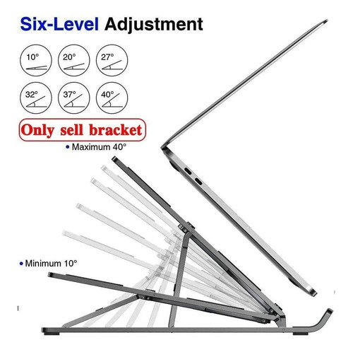 Imagen 4 de 4 de Base Soporte Portátil Laptop Plegable