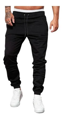 Cal a Moletom Flanelado Lisa Academia Masculina Inverno Full