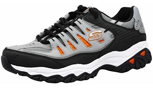 Skechers Afterburn Memory-foam - Zapatillas Con Cordones Par