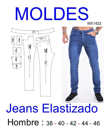 Patrones Para Pantalón Jean Elastizado Moldes