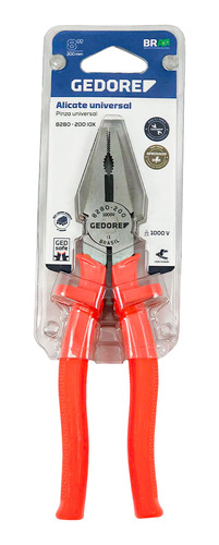 Alicate Universal 8  Eletricista Isolado 1000v Gedore