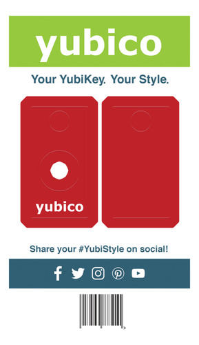 Yubikey Etiqueta Para 5c Nfc