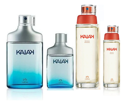 Kit Perfumes Kaiak Clasico Masculino/femenino + Minis Natura