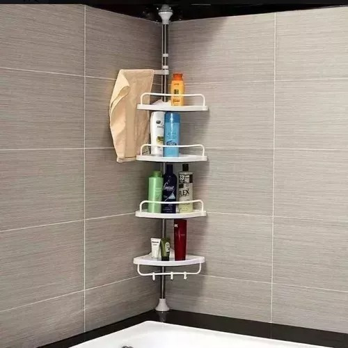 Esquinero Para Baño Organizador Para Regadera Con 4 Niveles