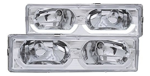 Anzousa 111300 Chromeclear Lowbrow Style Faro Para Chevrolet