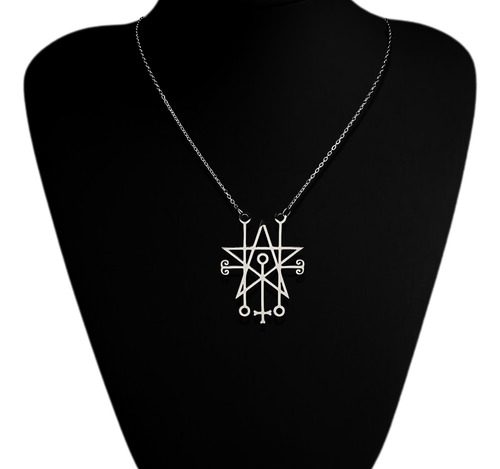 Collar Para Hombre Y Mujer Con Dije Sigilo Astaroth Goetia
