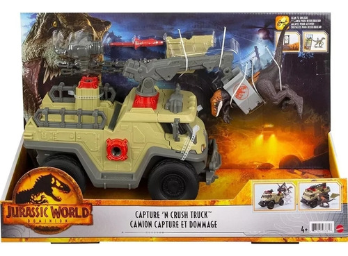 Jurassic World Captura De Dinosaurio Y Destrucción De Camión