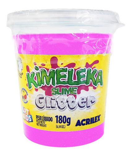 Kimeleka Slime Con Glitter Acrilex 180g