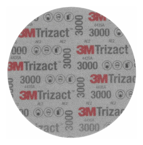 Disco Abrasivo Lixa Hookit Trizact 6 3000 1un 3m Brasil