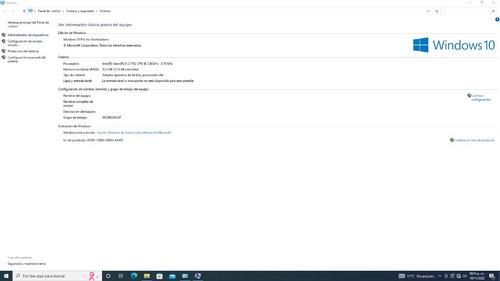Workstation Hp Z2 Mini G4-intel Xeon E-2174g, 32gb Ram 1 Tb (Usado)