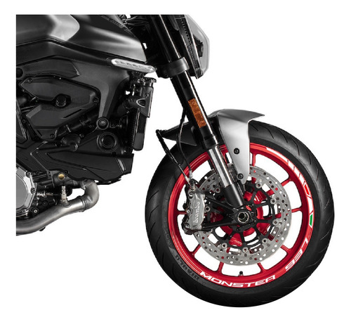 Stickers Reflejantes Modelo A Para Rin Ducati Monster 937