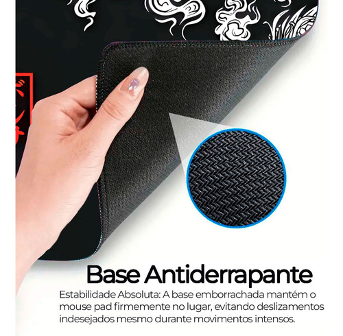 Mouse Pad Grande 60x30 Desk Pad Dragão Chinês Japonês