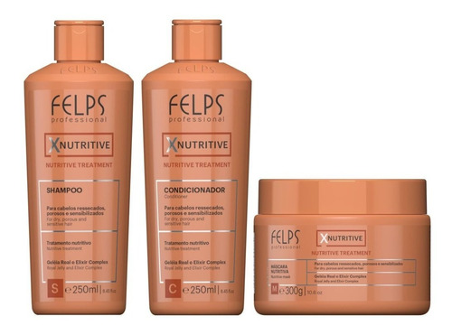 Felps Xnutritive Kit Duo De Nutrição Capilar 2x250ml