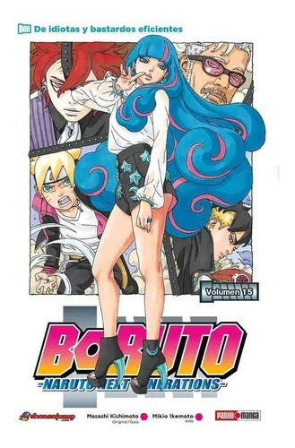 Boruto Tomo N.15 Panini Anime Español Manga  