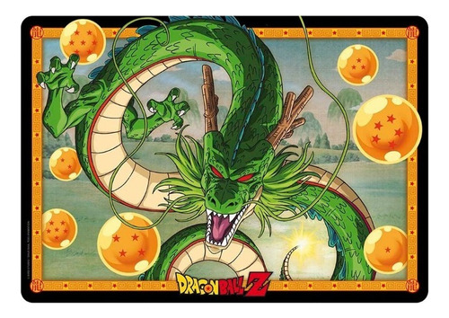 Mouse Pad Gamer Dragon Ball Z Shen Long 35cm X 25 Cm Color Naranja Oscuro