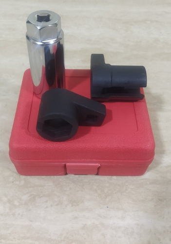 Imagen 3 de 5 de Juego Dados Kit 3pcs Extractor Sensor De Oxigeno 7/8 22mm