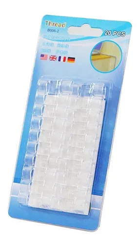 comprar 20x Fuertes Clips Autoadhesivos Gestión De Caída Ordenada