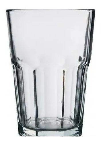 Vaso Vidrio Durax  Facetado Flint Agua 400ml X 12unidades