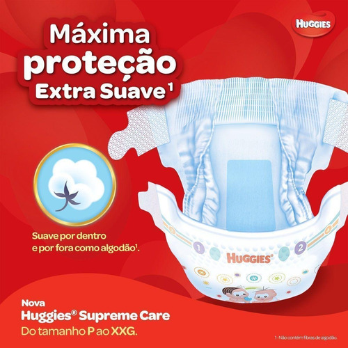 Fralda Huggies Supreme Care P Com 48 Fraldas P