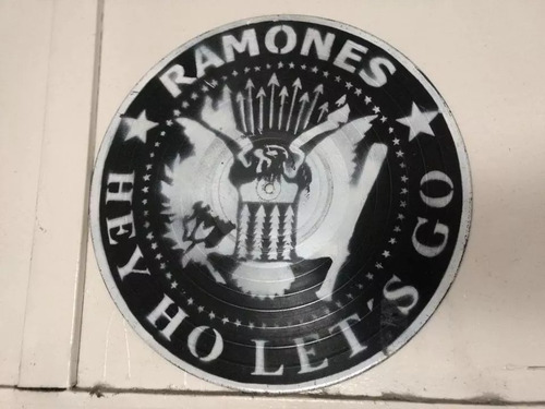 Disco Decorativo De Vinilo - Ramones - Para Colgar En Pared