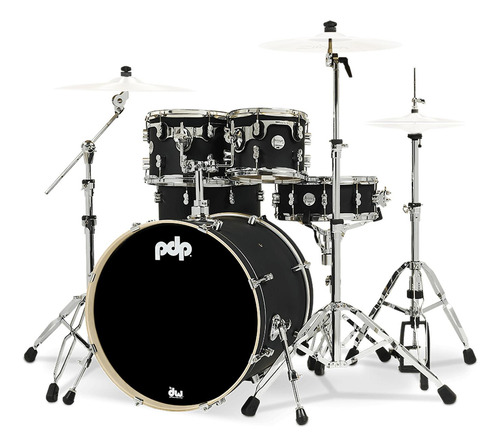 Batería Acústica Concept Maple 5 Piezas Pdcm2215wh-bk Pacifi