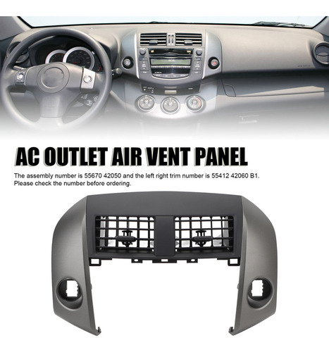 Salida Aire Del Panel Instrumentos Toyota Rav4 55670 42050