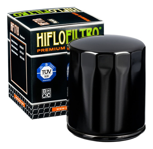 Filtro De Aceite Harley Road King 99/14 Hiflo Premium Black