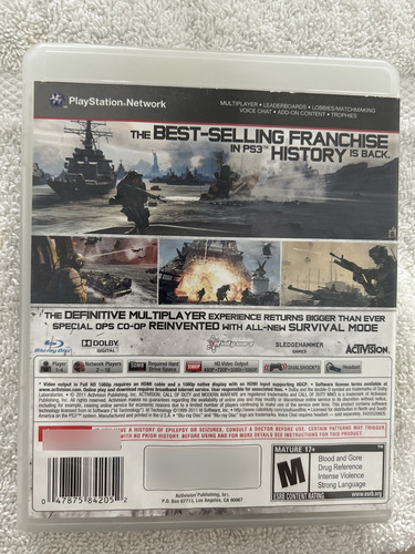 Call Of Duty Mm3 - Modern Warfare (Usado)