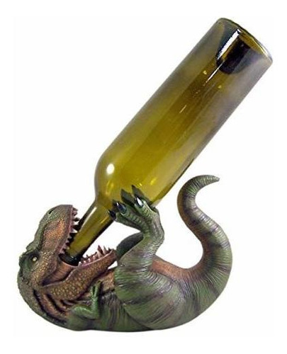 Winosaurus Rex Dinosaurio - Soporte Para Botellas De Vino 90