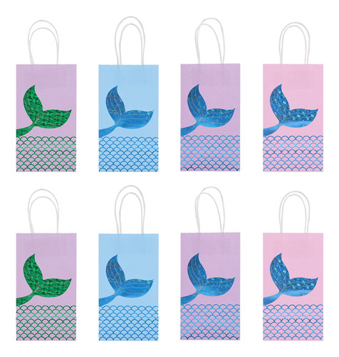 Bolso Mermaid Favors Bags Con Forma De Sirena Para Caramelos