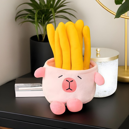 Colgante De Juguete De Peluche De Comida Felpa De Papas Frit