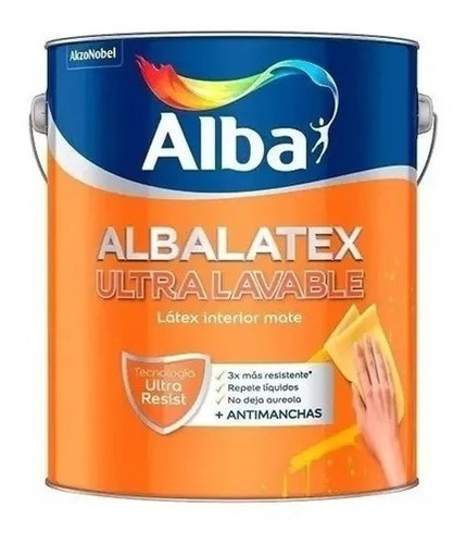 Albalatex Ultra Lavable Mate 20lt Migliore