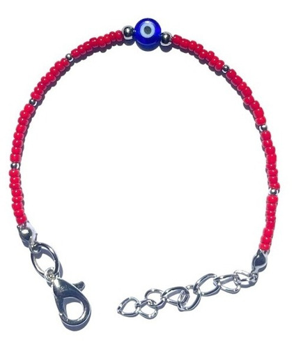 Pulsera Roja Ojo Turco Energía Contra La Envidia Mal De Ojo