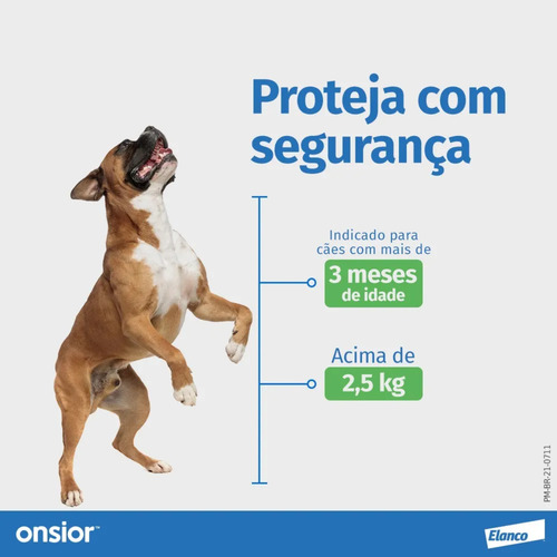 Anti-inflamatorio Onsior 20mg P/ Cães 7 Comprimidos Elanco