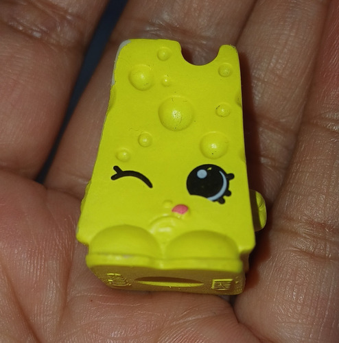 Mini Figura Shopkins Queso Chee Zee (Usado)
