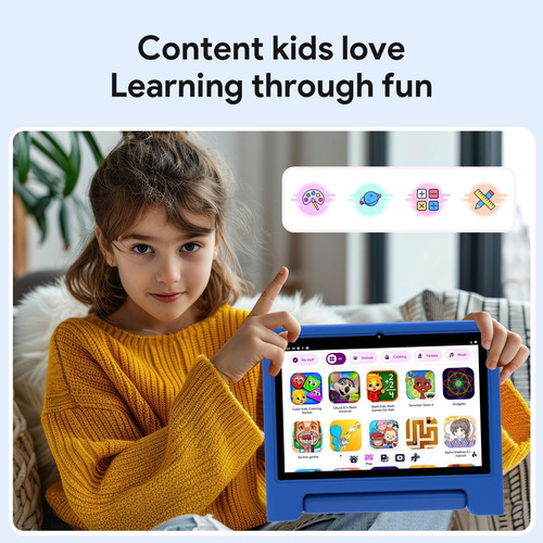 Tablet Infantil Apolosignage De 10.1 Pulgadas Con Android 13