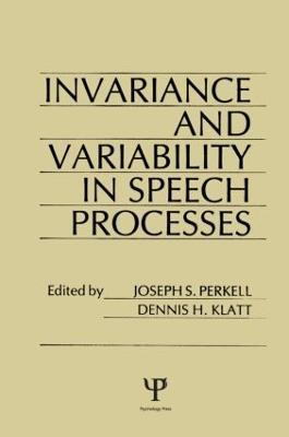 Libro Invariance And Variability In Speech Processes - J....