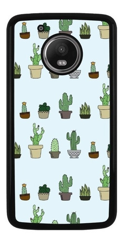 Funda Protector Para Motorola Moto Cactus Nopal Planta 01