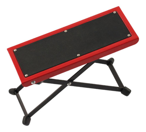 Pisado De Guitarra Soporte De Reposapiés De Guitarra Rojo