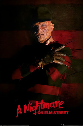 Póster Freddy Krueger Autoadhesivo 100x70cm #447