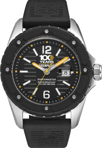 Reloj Cat Shockmaster 100 Años Edición Limitada S7.14121212 Negro Negro Negro